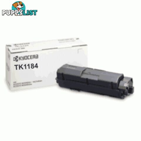 Kyocera TK-1184 Black Toner For M2735 - Kyocera - TK-1184 - 1.00kg