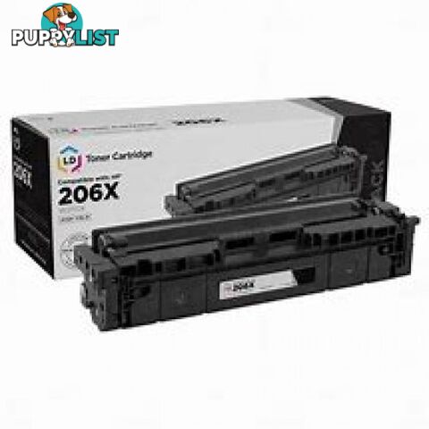 Hewlett-Packard W2110A Black Toner [#206A] - Hewlet Packard - HP W2110A  BLACK - 0.94kg