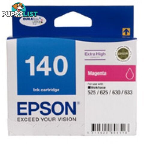 Epson C13T140392 Extra High Capacity Magenta ink cartridge [140] - Epson - Epson 140 MAGENTA - 0.20kg