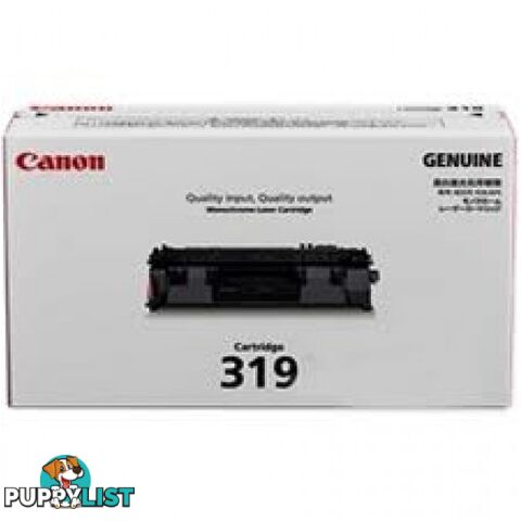 Canon Cartridge 319II High Yield Black Toner for MF6180 LBP6300 LBP6650 - Canon - Cartridge 319II - 0.11kg