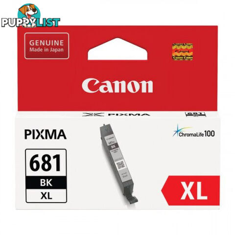 Canon CLI-681XL High Yield BLACK INK CARTRIDGE fo TS9565 TS9560 TS8560 TS6160 - Canon - CLI-681XL Black - 0.00kg