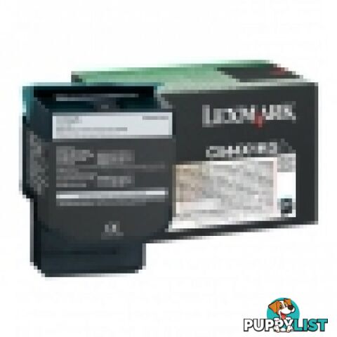 Lexmark Prebate Toner C540H1KG Black - Lexmark - LX 540HK H/Y BLACK - 1.00kg