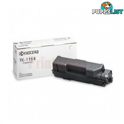 Kyocera TK-1164 Black Toner For EcoSys P2040 - Kyocera - TK-1164 - 1.00kg