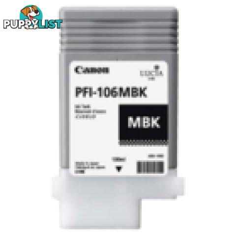 Canon Prograf 6300 6350 6400 6450 PFI-206 Matte Black Ink - Canon - PFI-206 Matte Black - 0.00kg