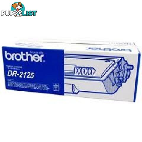 Brother DR-2125 Drum Unit for HL2140 HL2150 HL2170 MFC7320 MFC7340 MFC7450 MFC7840 - Brother - DR-2125 - 0.80kg