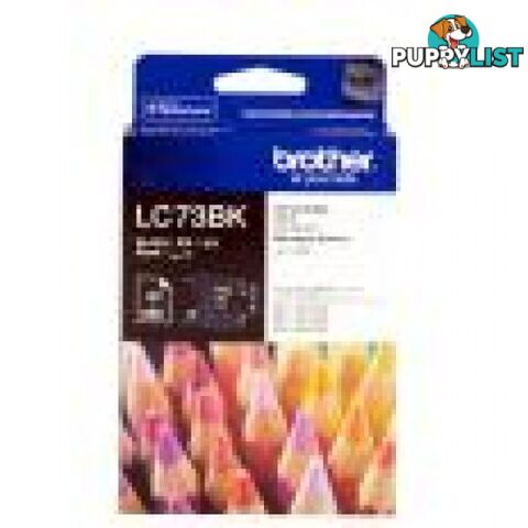 Brother LC73BK Black Ink Cartridge for MFC-J825DW DCP-J925DW - Brother - LC73BK - 0.70kg