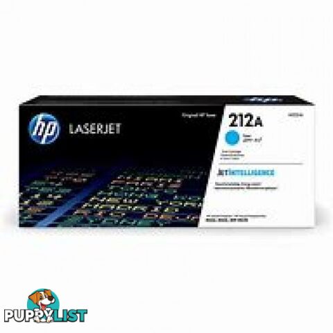 Hewlett-Packard W2121A Cyan Toner [# 212A] - Hewlet Packard - HP W2121A  CYAN - 0.94kg