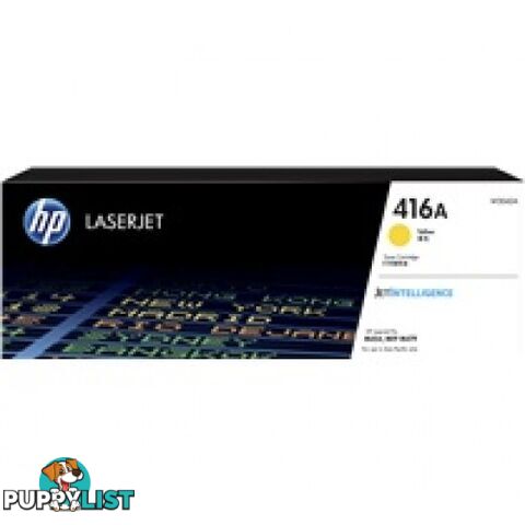 Hewlett-Packard W2042A Yellow Toner [#416A] for LJ M479fdw - Hewlet Packard - HP W2042A Yellow - 0.94kg