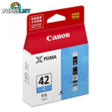 Canon CLI-42C Cyan Ink Cartridge for PRO-100 - Canon - CLI-42C - 0.10kg