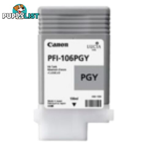 Canon Prograf 6300 6350 6400 6450 PFI-106 Photo Grey Ink - Canon - PFI-106 Photo Grey - 0.00kg