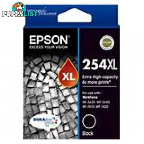 Epson 254 Ink Cartridge C13T254192 Super High Yield Black - Epson - Epson 254XL BLACK - 0.00kg