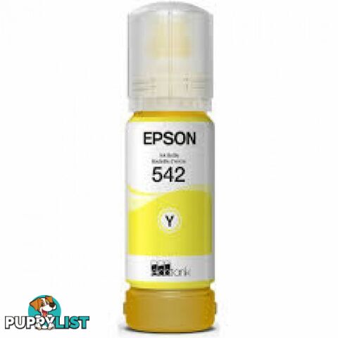 Epson C13T06A492 Yellow INK BOTTLE T542 for EcoTank Workforce ET-16600 - Epson - Epson 542 Yellow Ink - 0.20kg