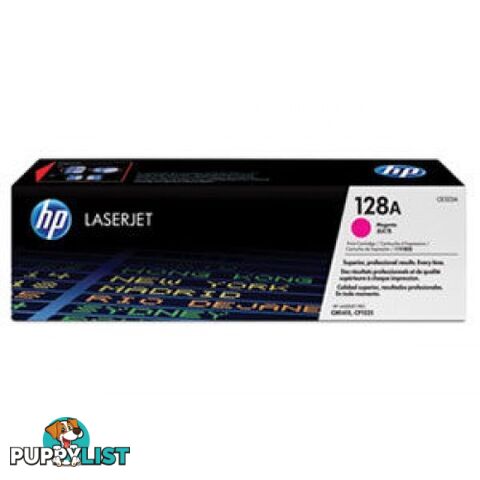 Hewlett-Packard CE323A Magenta Toner Cartridge [#128A] for CP4025 CP4520 CP4525 - Hewlet Packard - HP CE323A Magenta - 1.00kg