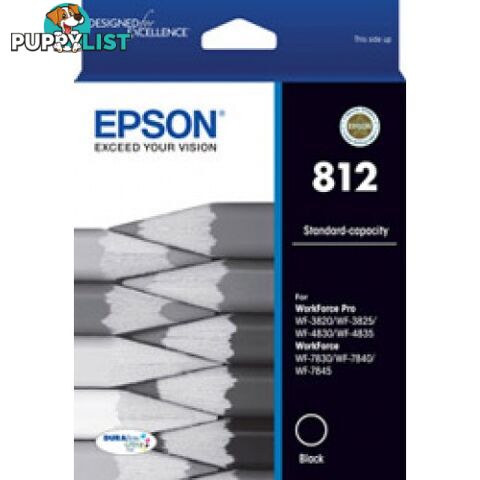 Epson 812XL C13T05E292 CYAN Ink for WorkForce WF-3825 WF-4835 WF-7845 - Epson - Epson 812XL Cyan - 0.00kg