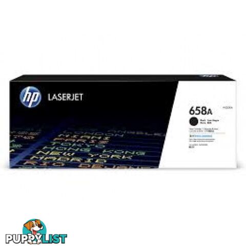 Hewlett-Packard W2000A Black Toner [#658A] for M751dn A3 - Hewlet Packard - HP W2000A BLACK - 0.94kg