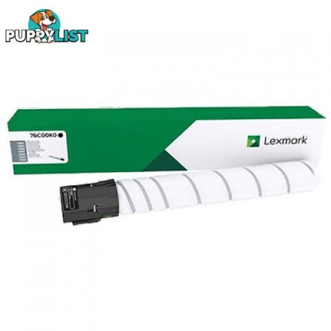 LEXMARK 76C00K0 LX-760K Black toner for CX921DE CX922DE CX923DEX - Lexmark - LX 760K Black - 0.00kg