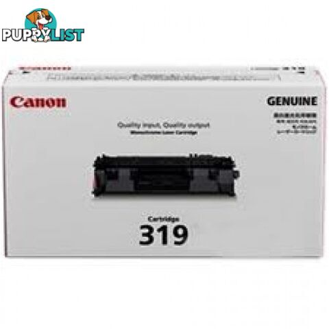 Canon Cartridge 319 Black Toner LBP6300 LBP6650 MF5870 MF6180 - Canon - Cartridge 319 - 0.11kg