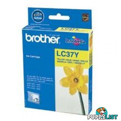 Brother LC37Y  Yellow Ink Cartridge for MFC235C MFC260C - Brother - LC37Y - 0.04kg