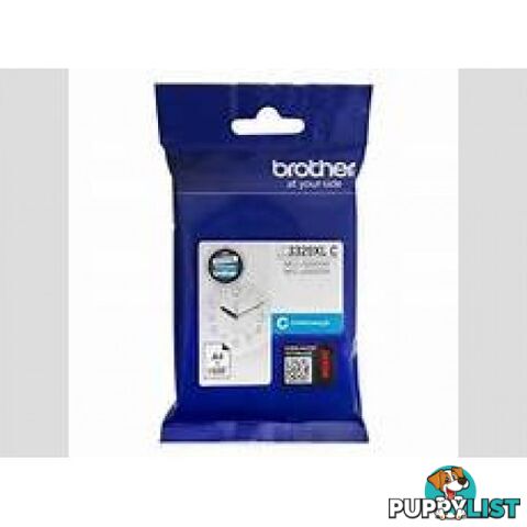 Brother LC3329XL Cyan Super High Yield Ink Cartridge for MFC-J5930DW MFC-J6935DW - Brother - LC3329XL Cyan - 0.07kg