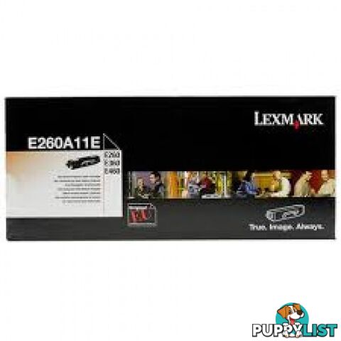 Lexmark Prebate Toner E260A11P BLACK - Lexmark - LX E260A11P Black Toner - 1.00kg