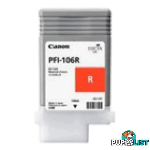 Canon Prograf 6300 6350 6400 6450 PFI-206 Red Ink - Canon - PFI-206 Red - 0.00kg