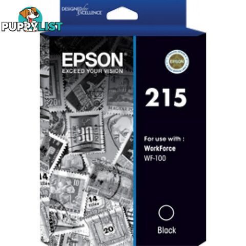 Epson C13T215192 BLACK Cartridge 215 - Epson - EPSON 215 BLACK - 0.00kg