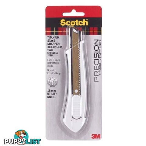 SCOTCH Utility Knife Large 18mm pack of ten - Dynamic Supplies - SCOTCH Knife 18mm - 0.00kg