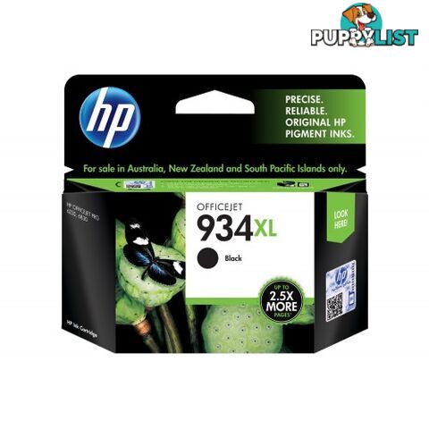 Hewlett Packard HP-934XL BK Black Ink HIGH YIELD for PRO 6230 6830 - Hewlet Packard - HP 934XL Black - 0.00kg