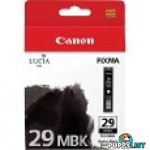 Canon PGI-29MBK Pigment Matte Black  Ink - Canon - PGI-29MBK - 0.20kg