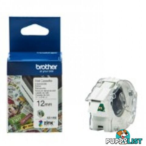 Brother CZ-1002 Colour Label CASSETTE 12mm X 5M for VC-500W - Brother - CZ-1002 - 0.23kg