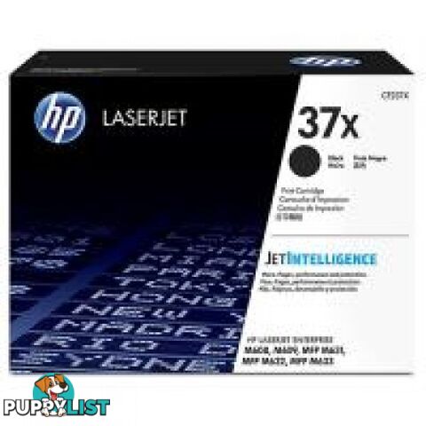 Hewlett-Packard CF237X Black Toner [#37X] - Hewlet Packard - HP CF237X Black - 0.11kg