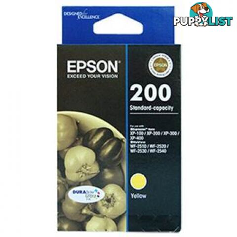 Epson C13T201492 High Capacity Ultra Yellow Ink 200XL - Epson - Epson 200XL YELLOW - 0.10kg