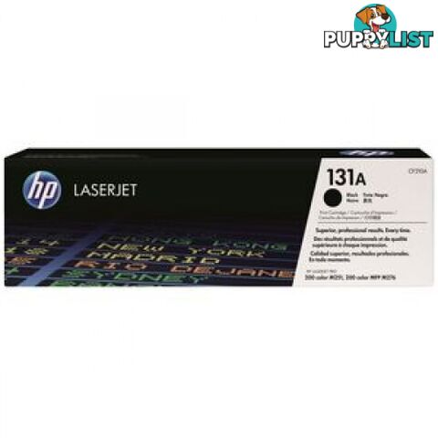 Hewlett-Packard CF210X Black Toner [#131X] for P2035 P2055 - Hewlet Packard - HP CF210X Black - 0.11kg