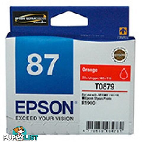 Epson C13T087990 ORANGE 87 - Epson - EPSON T0879 ORANGE - 0.00kg