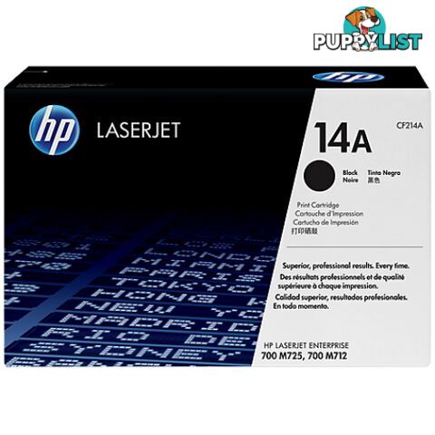 Hewlett-Packard CF214A Black Toner [#19A] - Hewlet Packard - HP CF214A Black - 0.00kg