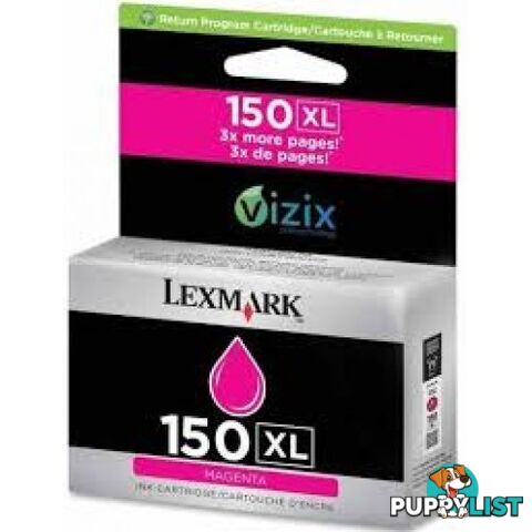 Lexmark #150 14N1616AAN MAGENTA HIGH yield Ink - Lexmark - LX 150XL MAGENTA - 0.00kg