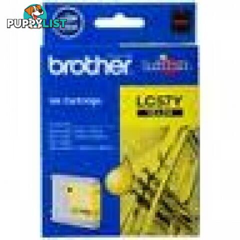 Brother LC57Y Yellow Ink cartridge for MFC440 MFC665 MFC685 MFC885 MFC3360 - Brother - LC57Y - 0.06kg