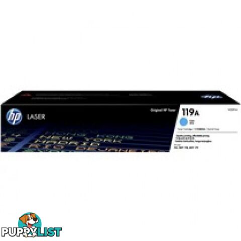 Hewlett-Packard W2091A Cyan Toner [#119A] - Hewlet Packard - HP W2091A CYAN - 0.94kg