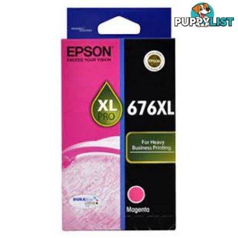 Epson C13T676392 XL Magenta ink cartridge 676XL - Epson - Epson 676XL MAGENTA - 0.20kg