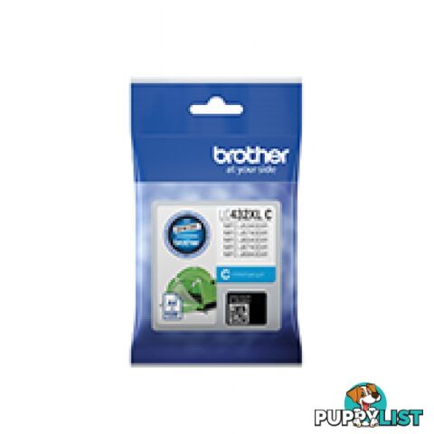 Brother LC432C Cyan Ink Cartridge for MFC-J5340dw MFC-J7440dw MFC-J6540dw MFC-J6740dw MFC-J6940dw - Brother - LC432 Cyan - 0.60kg