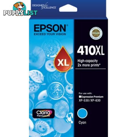 Epson C13T340292 HIGH YIELD CYAN INK 410XL - Epson - Epson 410XL CYAN - 0.00kg