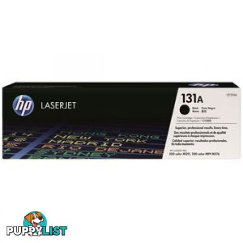 Hewlett-Packard CF210A Black Toner [#131A] for P2035 P2055 - Hewlet Packard - HP CF210A Black - 0.11kg