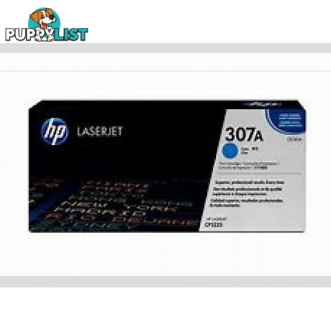 Hewlett-Packard CE741A Cyan Toner Cartridge [#307A] - Hewlet Packard - HP CE741A Cyan - 1.00kg