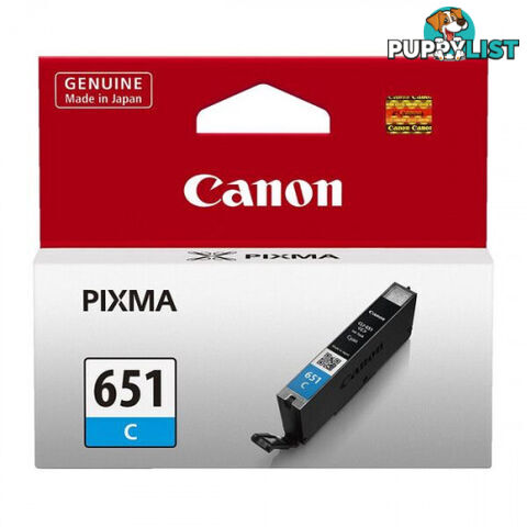 Canon CLI-651C Cyan Ink Cartridge - Canon - CLI-651C - 0.04kg