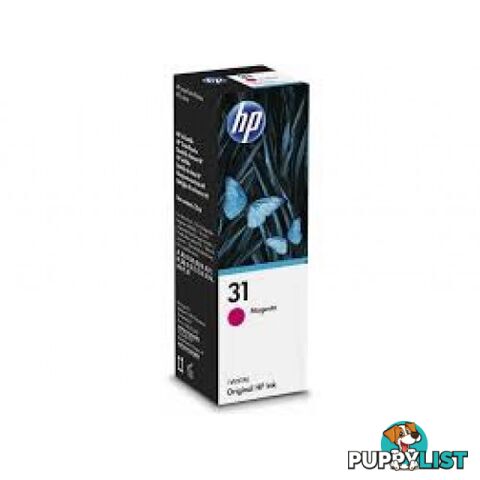 Hewlett Packard #31 MAGENTA Ink Bottle 1VU27AA - Hewlet Packard - HP 31 Magenta Ink - 0.00kg