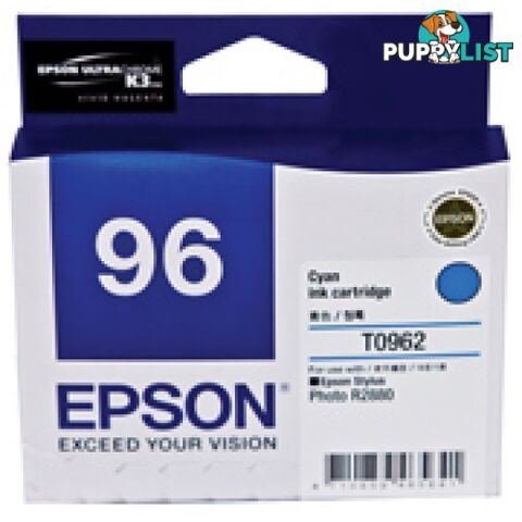 Epson C13T096290 CYAN 96 - Epson - Epson T0962 CYAN - 0.00kg