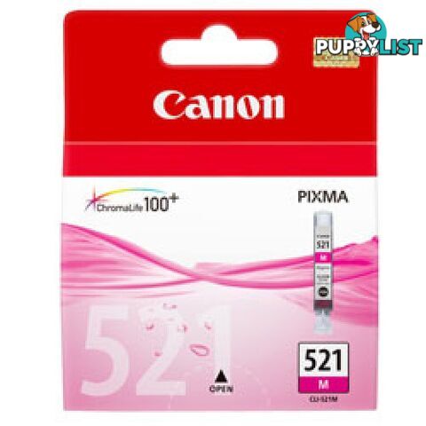 Canon CLI-521M Magenta Ink cartridge - Canon - CLI-521M - 0.03kg