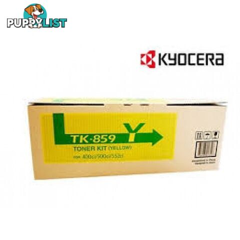 Kyocera TK-859Y Yellow Toner - Kyocera - TK-859Y - 0.00kg