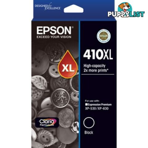 Epson C13T339192 HIGH YIELD BLACK INK 410XL - Epson - Epson 410XL BLACK - 0.00kg