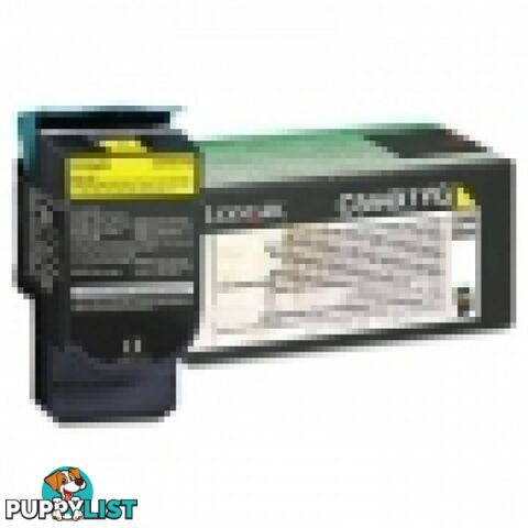 Lexmark Prebate Toner C540H1YG Yellow - Lexmark - LX 540HY Yellow - 1.00kg